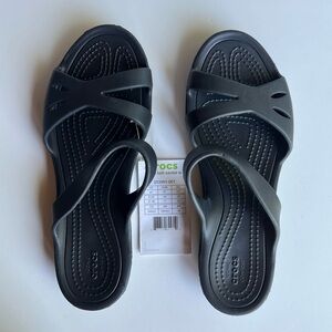Crocs Black Kelli Sandals (Size Women's 7)